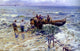 Arriving Ashore by Attilio Pratella - Art Print - Zapista