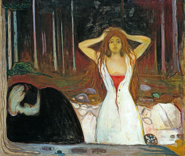 Ashes by Edvard Munch - Art Print - Zapista