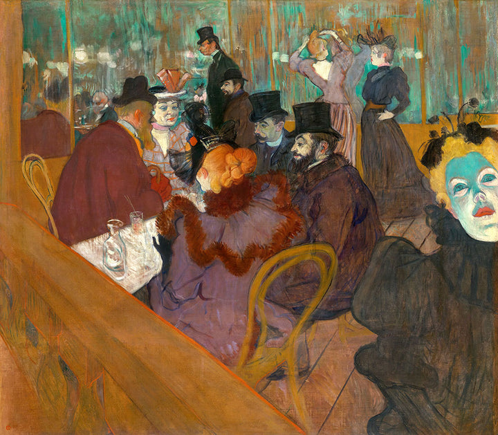 At the Cabaret by Henri de Toulouse-Lautrec - Art Print - Zapista