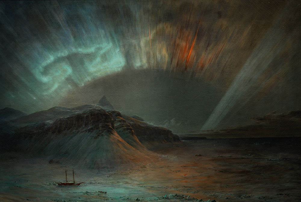 Aurora Borealis by Frederic Edwin Church - Art Print - Zapista