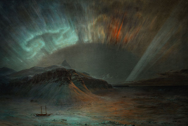 Aurora Borealis by Frederic Edwin Church - Art Print - Zapista