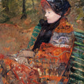 Automne, portrait de Lydia Cassatt by Mary Cassatt - Art Print - Zapista