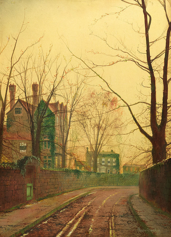 Autumn Afternoon by John Atkinson Grimshaw - Art Print - Zapista