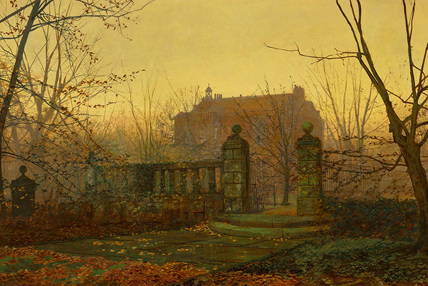 Autumn Morning by&nbsp;John Atkinson Grimshaw - Art Print - Zapista