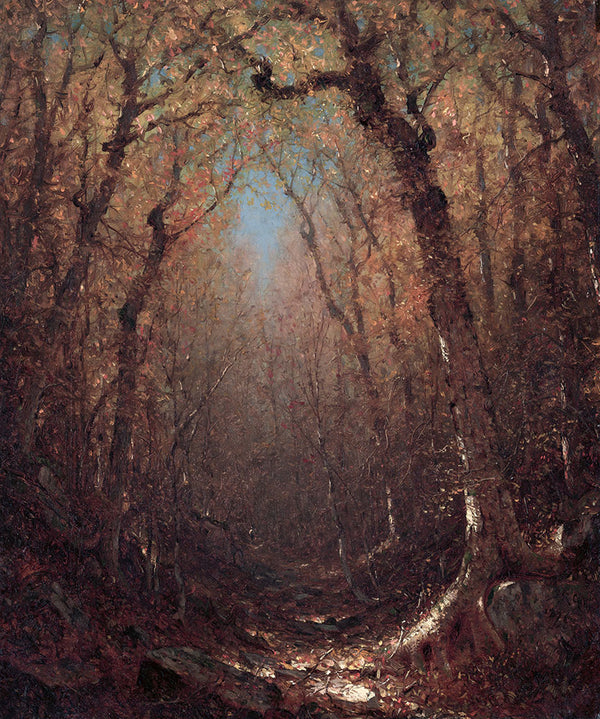 Autumn, a Wood Path by Sanford Robinson Gifford - Art Print - Zapista