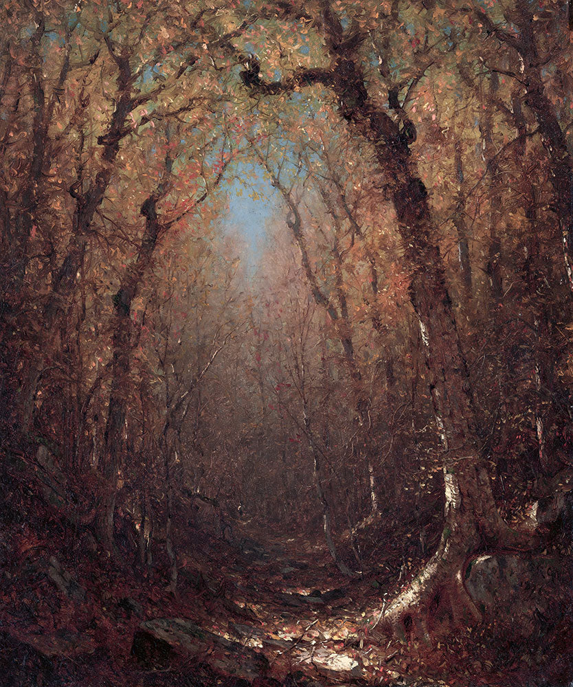 Autumn, a Wood Path by Sanford Robinson Gifford - Art Print - Zapista