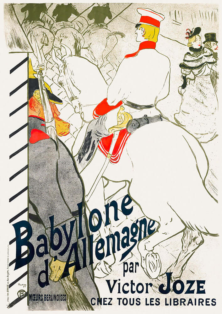 Babylone d’Allemagne by Henri de Toulouse–Lautrec - Art Print - Zapista