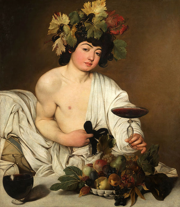 Bacchus by Caravaggio - Art Print - Zapista