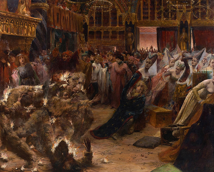 Bal des Ardents by Georges Antoine Rochegrosse - Art Print - Zapista