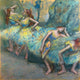 Ballet Dancers in the Wings by Edgar Degas - Art Print - Zapista