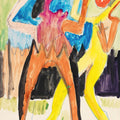 Ballspielendes Paar by Ernst Ludwig Kirchner - Art Print - Zapista