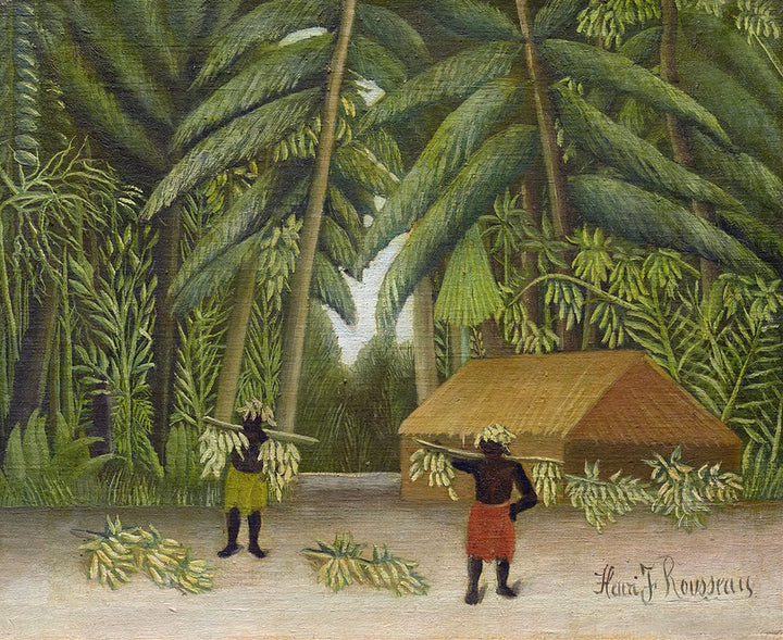 Banana Harvest by Henri Rousseau - Art Print - Zapista