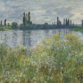 Banks of the Seine, Vetheuil by Claude Monet - Art Print - Zapista