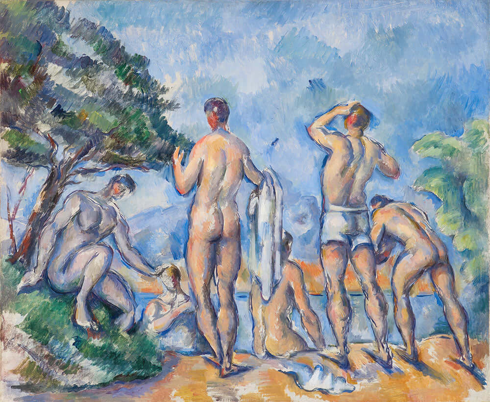 Bathers by Paul Cézanne - Art Print - Zapista