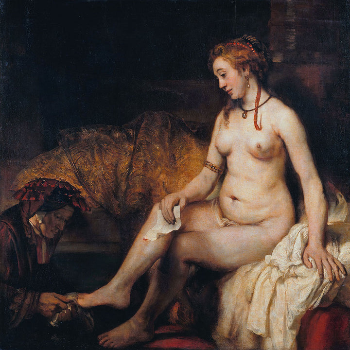 Bathsheba at Her Bath by Rembrandt Harmenszoon van Rijn - Art Print - Zapista