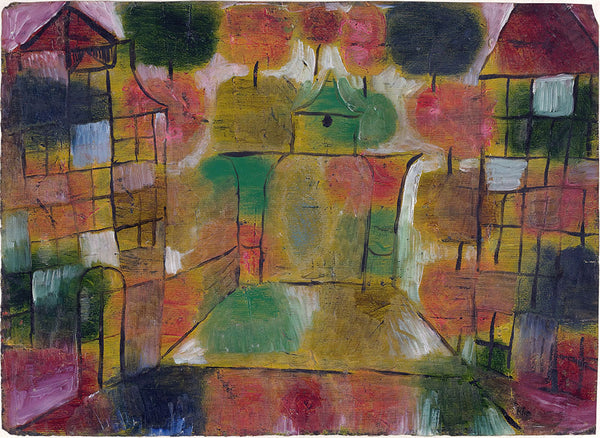 Baum und Architektur-Rhythmen by Paul Klee - Art Print - Zapista