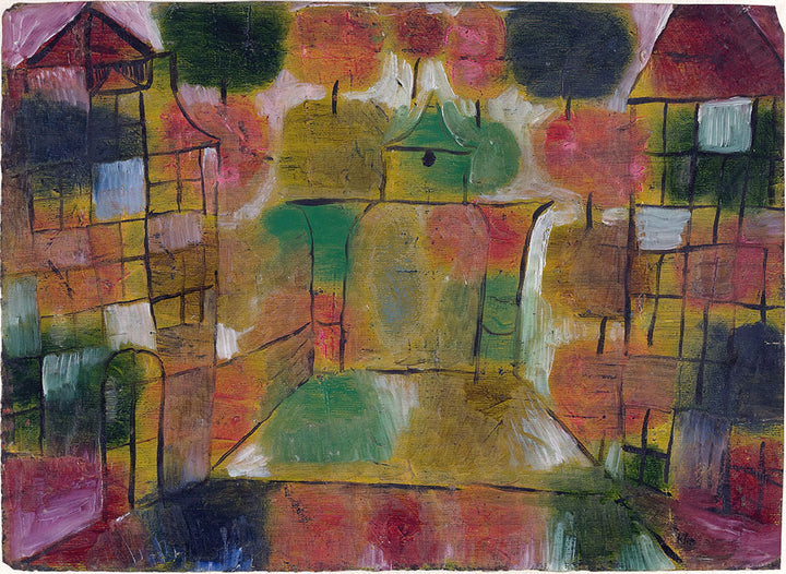 Baum und Architektur-Rhythmen by Paul Klee - Art Print - Zapista