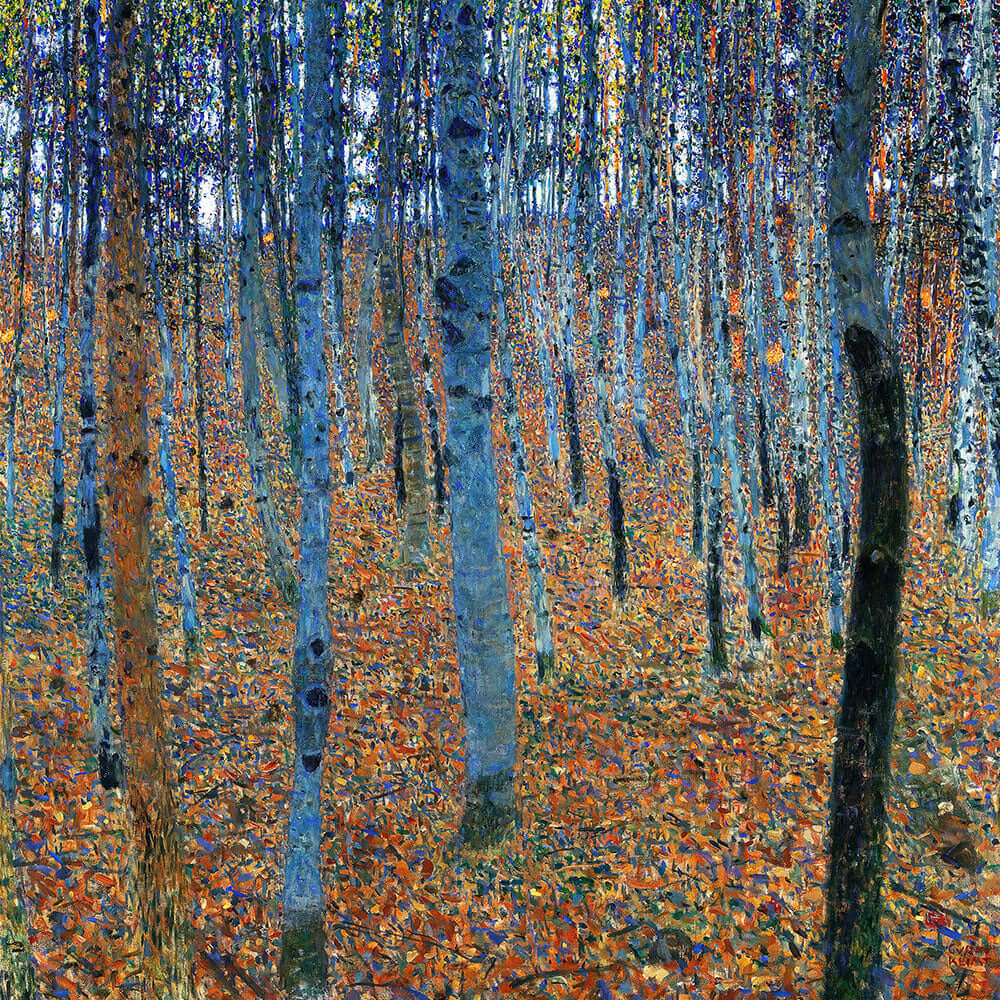 Beech Grove I by Gustav Klimt - Art Print - Zapista