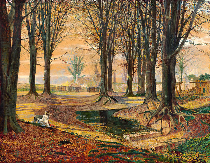 Beechwood by John Atkinson Grimshaw - Art Print - Zapista