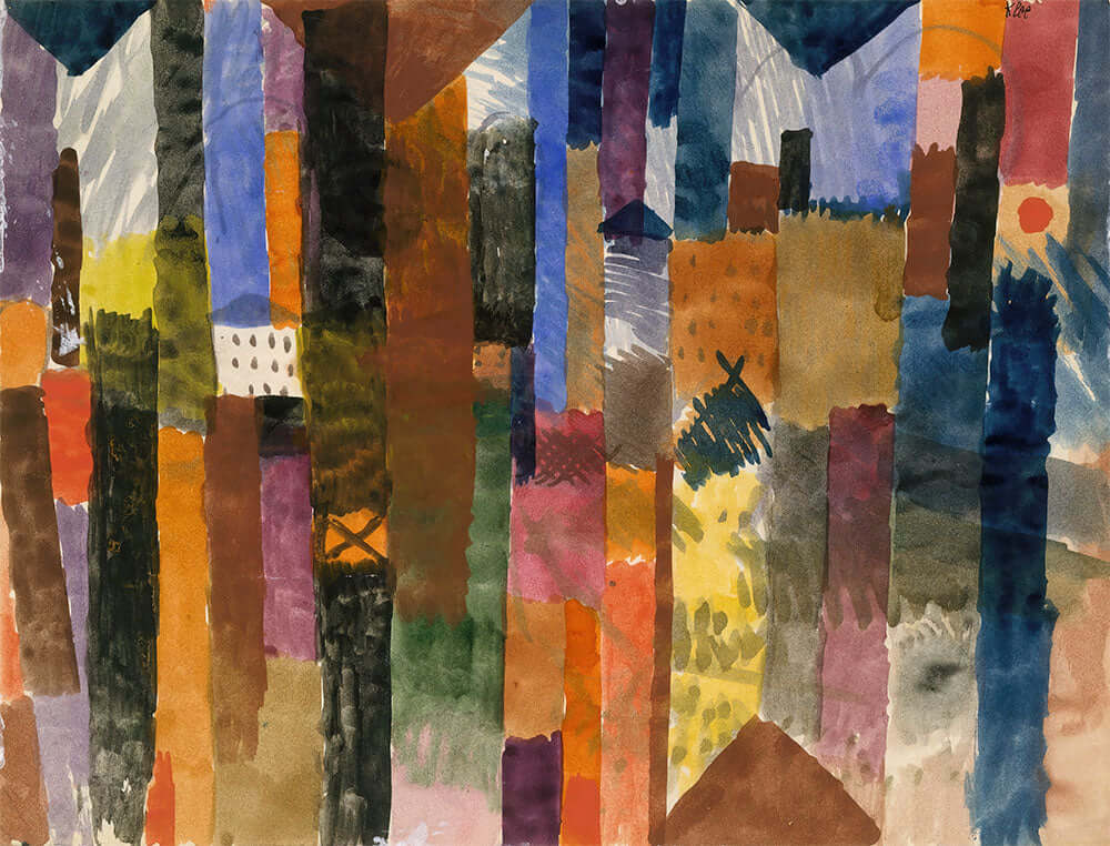 Before the Town by Paul Klee - Art Print - Zapista