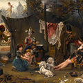 Behind the Scenes by Ludwig Knaus - Art Print - Zapista