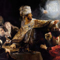 Belshazzar's Feast by Rembrandt Harmenszoon van Rijn - Art Print - Zapista