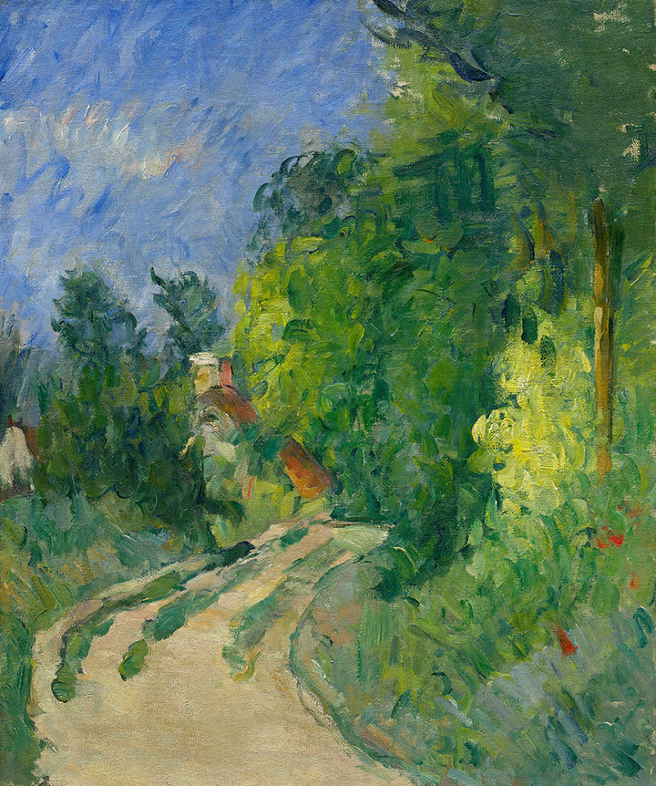 Bend in the Road through the Forest by Paul Cézanne - Art Print - Zapista