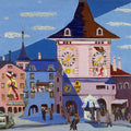 Bern with Belltower by Ernst Ludwig Kirchner - Art Print - Zapista