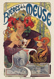 Bieres De La Meuse by Alphonse Mucha - Art Print - Zapista
