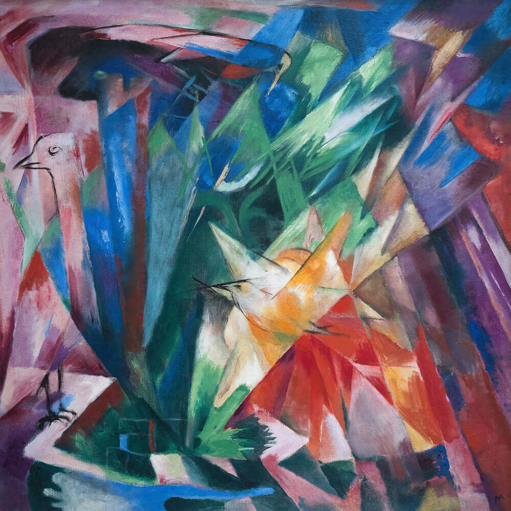 Birds (Vögel) by Franz Marc - Art Print - Zapista