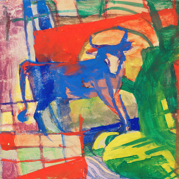 Blaue Kuh by Franz Marc - Art Print - Zapista