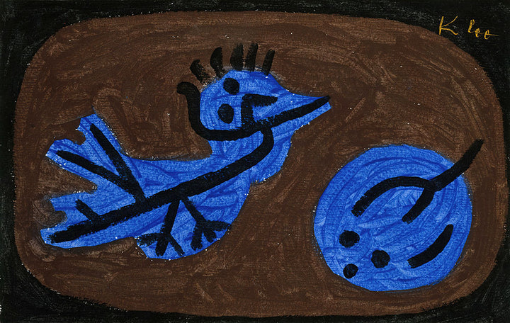 Blue-Bird-Pumpkin by Paul Klee - Art Print - Zapista