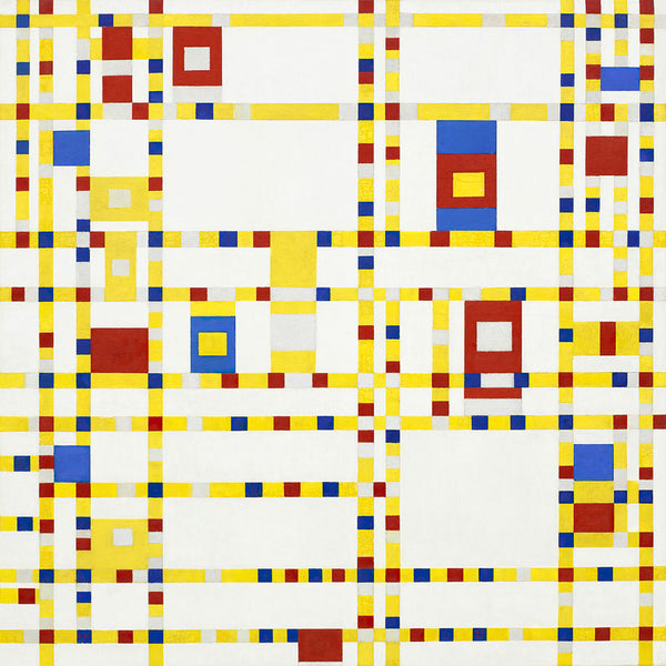 Broadway Boogie-Woogie by Piet Mondrian - Art Print - Zapista