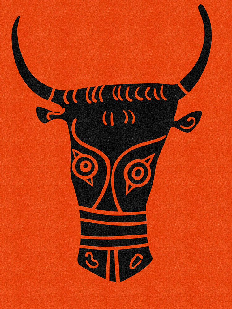 Bull - Art Print - Zapista