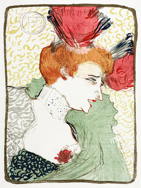 Bust of Mademoiselle Lender by Henri de Toulouse–Lautrec - Art Print - Zapista