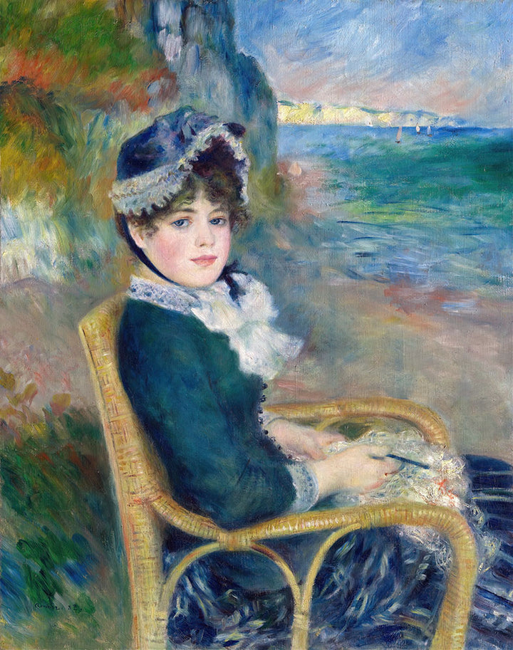 By the Seashore by Pierre-Auguste Renoir - Art Print - Zapista