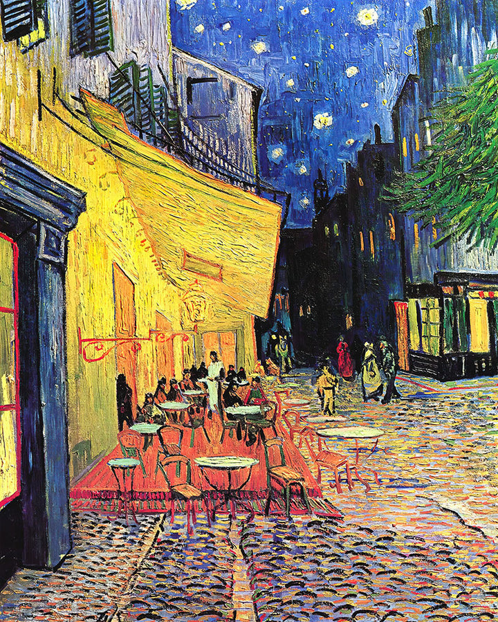 Café Terrace at Night by Vincent van Gogh - Art Print - Zapista