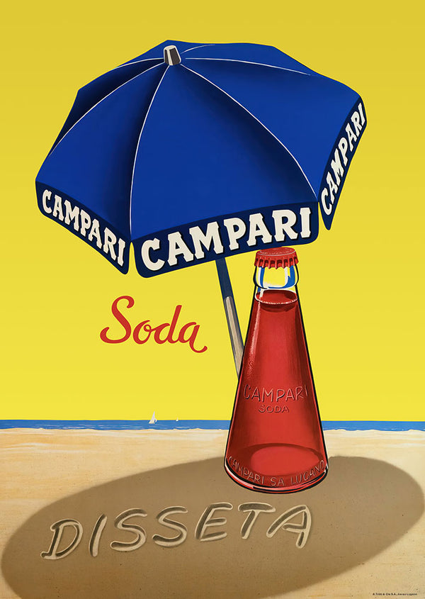 Campari Soda Disseta - Art Print - Zapista