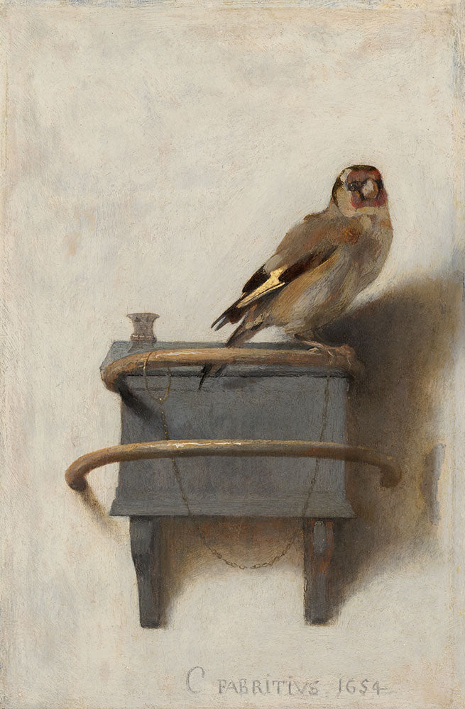 The Goldfinch by Carel Fabritius - Art Print - Zapista