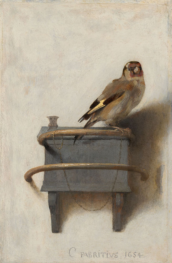 The Goldfinch by Carel Fabritius - Art Print - Zapista