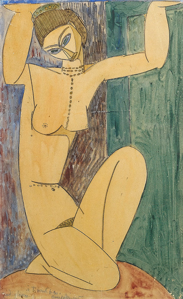 Cariatide by Amedeo Modigliani - Art Print - Zapista