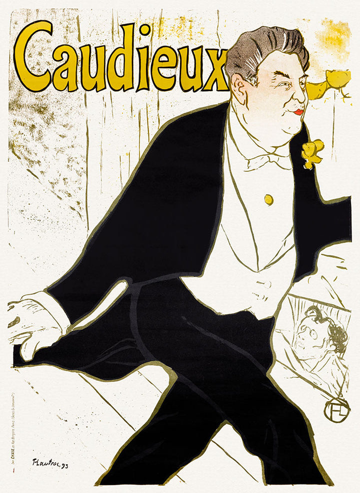 Caudieux by Henri de Toulouse–Lautrec - Art Print - Zapista