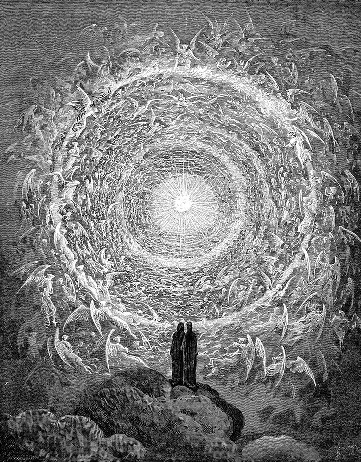 Celestial Rose by Gustave Doré - Art Print - Zapista