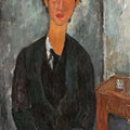 Chaim Soutine by Amedeo Modigliani - Art Print - Zapista