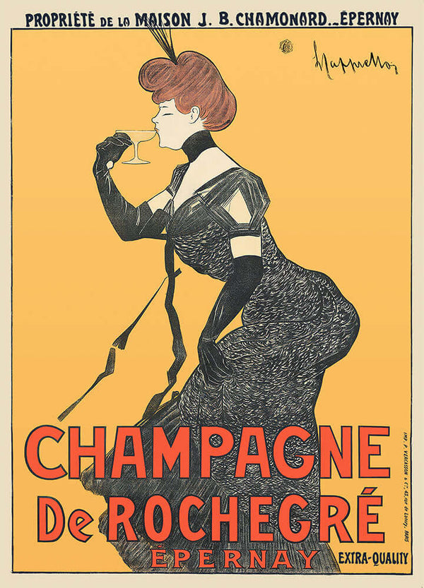 Champagne De Rochegre by Leonetto Cappiello - Art Print - Zapista