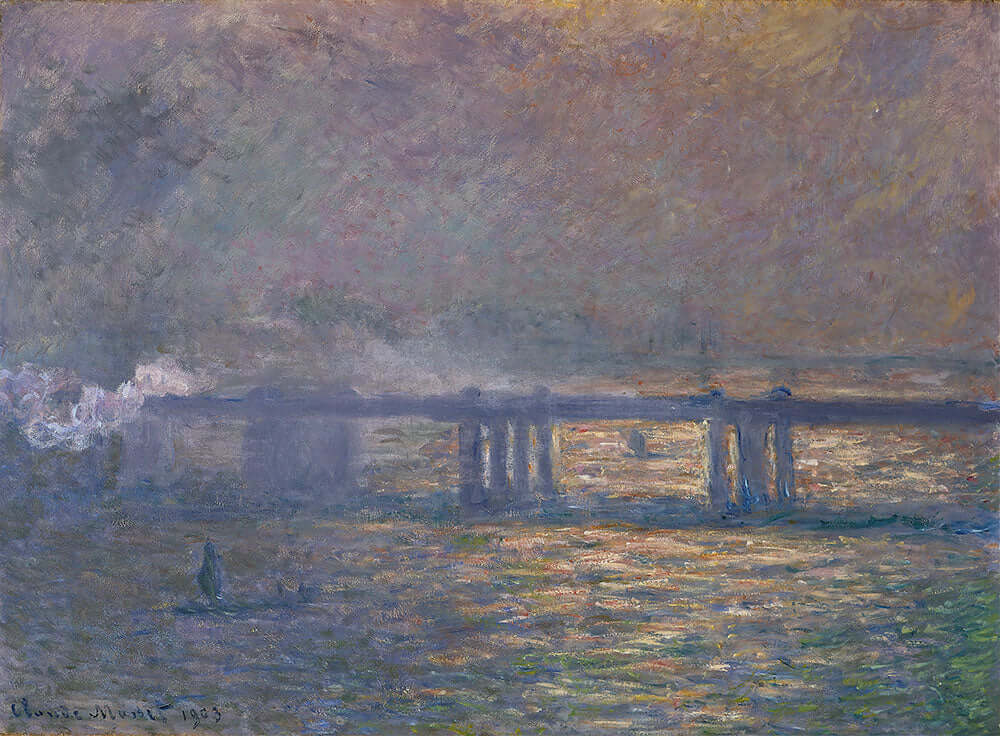 Charing Cross Bridge by Claude Monet - Art Print - Zapista