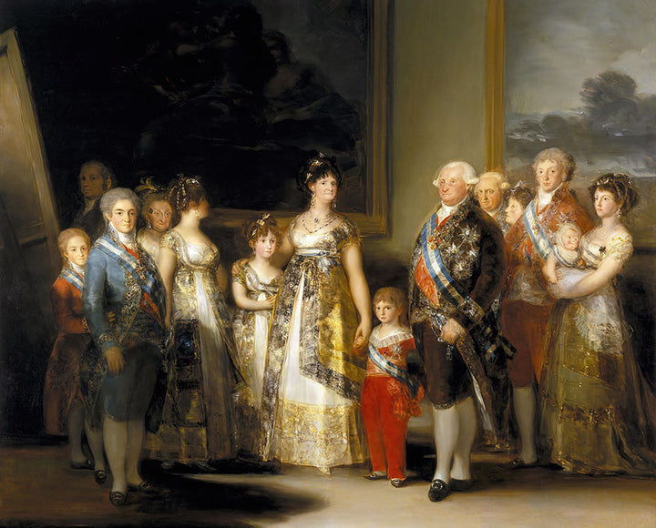 Charles IV of Spain and His Family by Francisco Goya - Art Print - Zapista