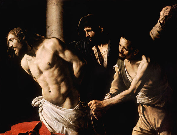 Christ at the Column by Caravaggio - Art Print - Zapista