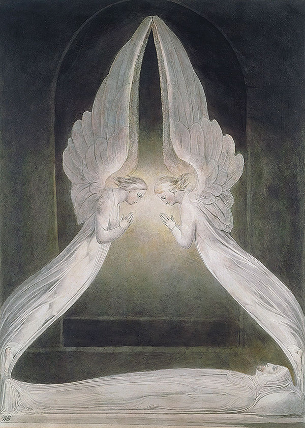 Christ in the Sepulchre by William Blake - Art Print - Zapista