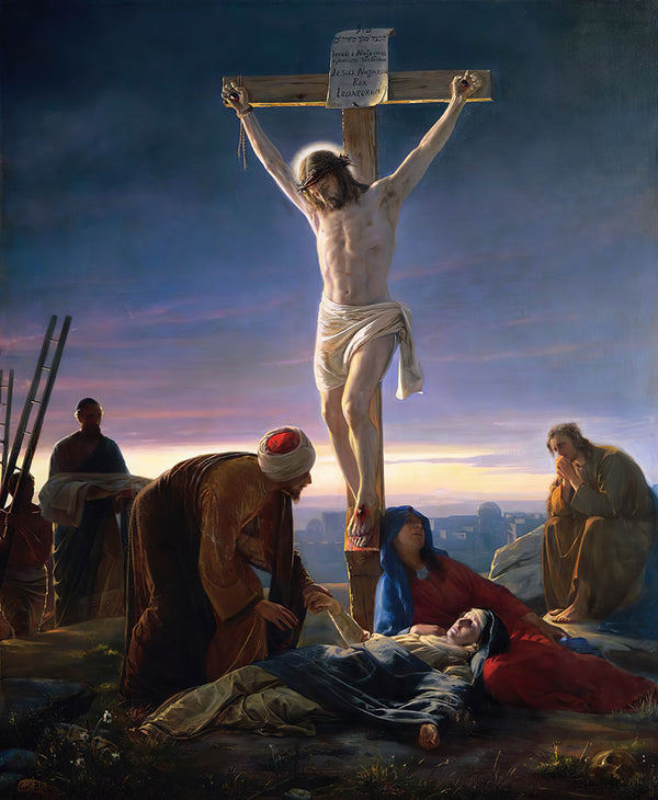 Christ on the Cross by Carl Bloch - Art Print - Zapista